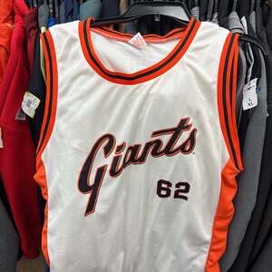 Logan Webb San Francisco Giants Basketball Jersey Size M Beige SGA #62 New